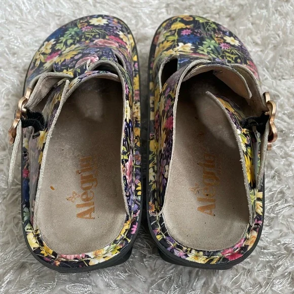 Alegria Classic Cultivate Floral Slip On Clog - Size 36 - Picture 7 of 8